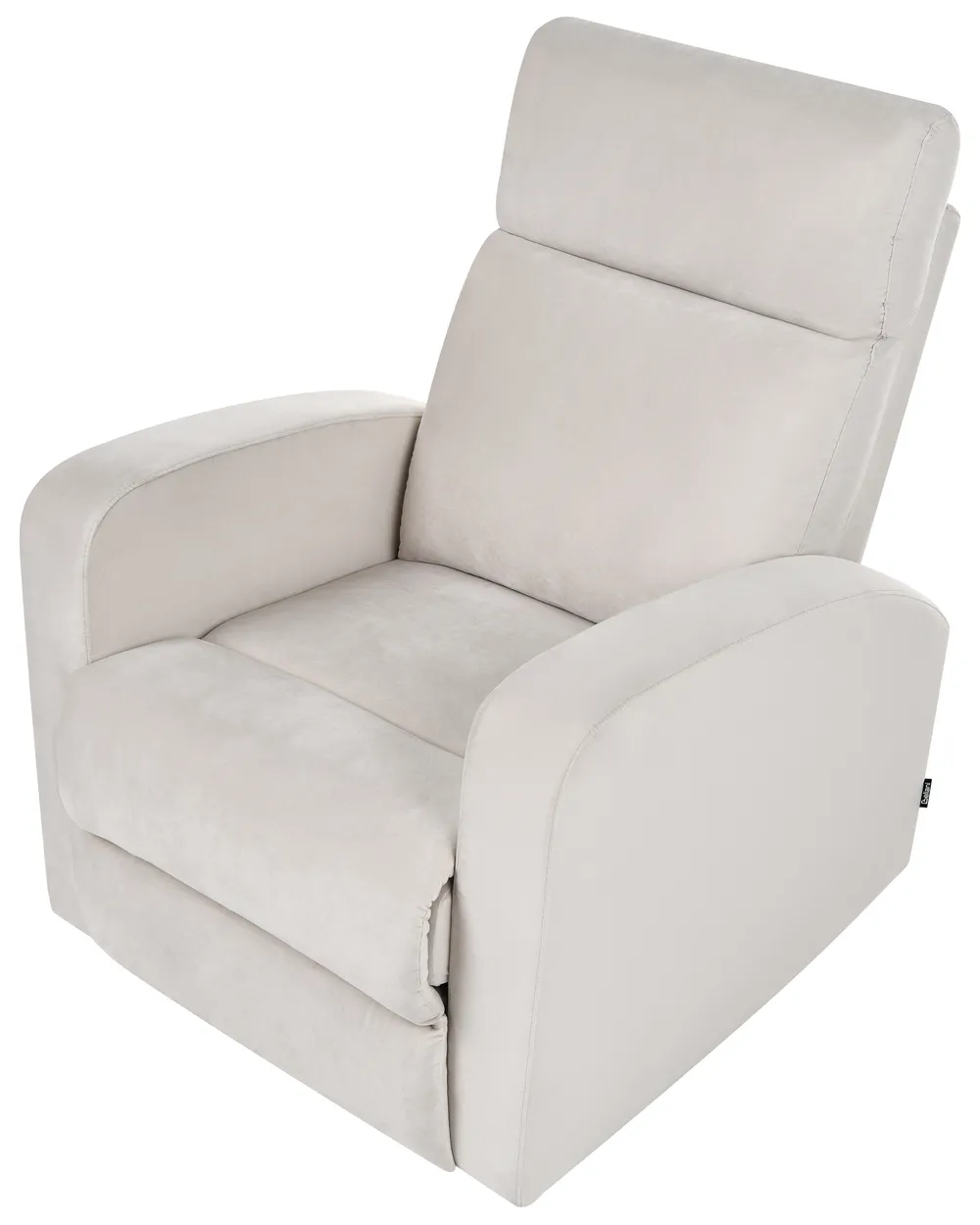 Reclinerfåtölj VERDAL Inklusive fotstöd Sammet Beige_1081143