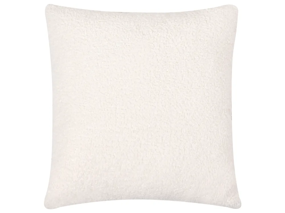 Living Room Set 5 Seater LUVOS Boucle Off-White_971923