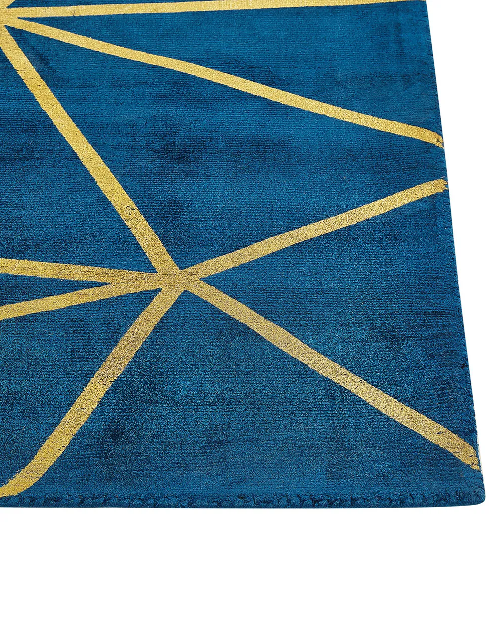 Rug HAVZA Blue 80 x 150 cm Viscose_806546