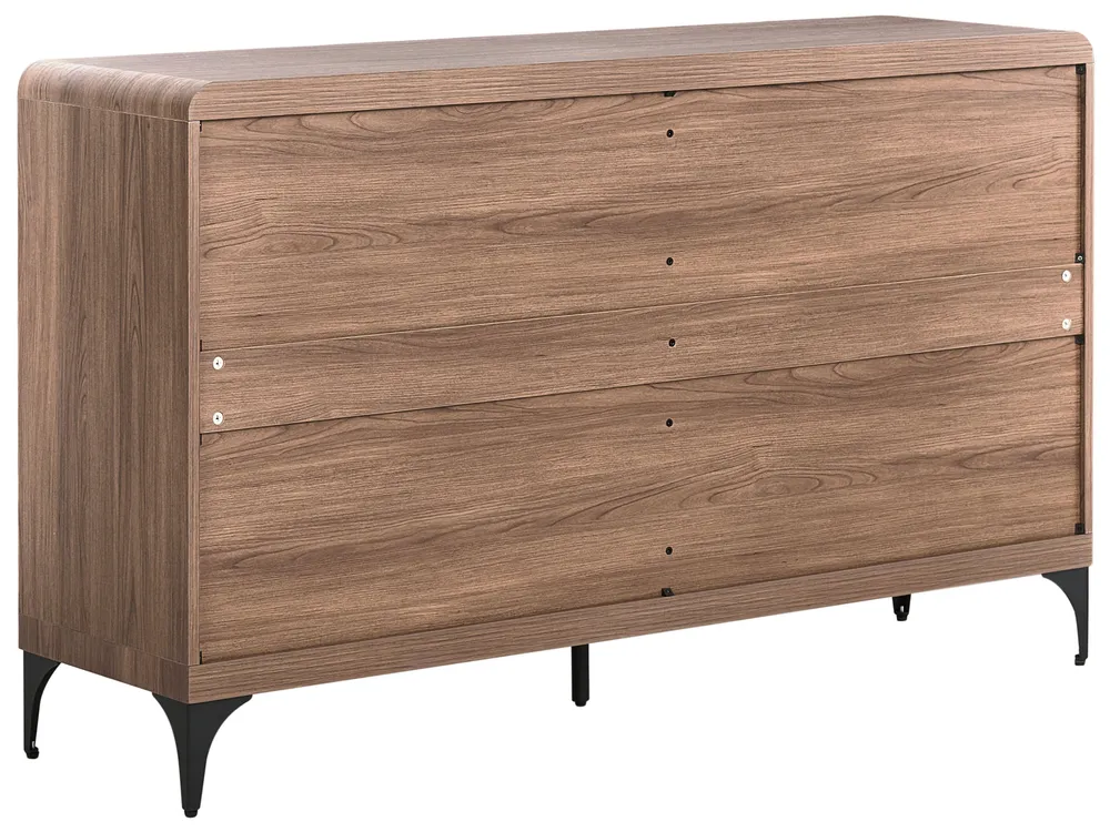 6 Drawer Chest COWELL Dark Brown_1107956