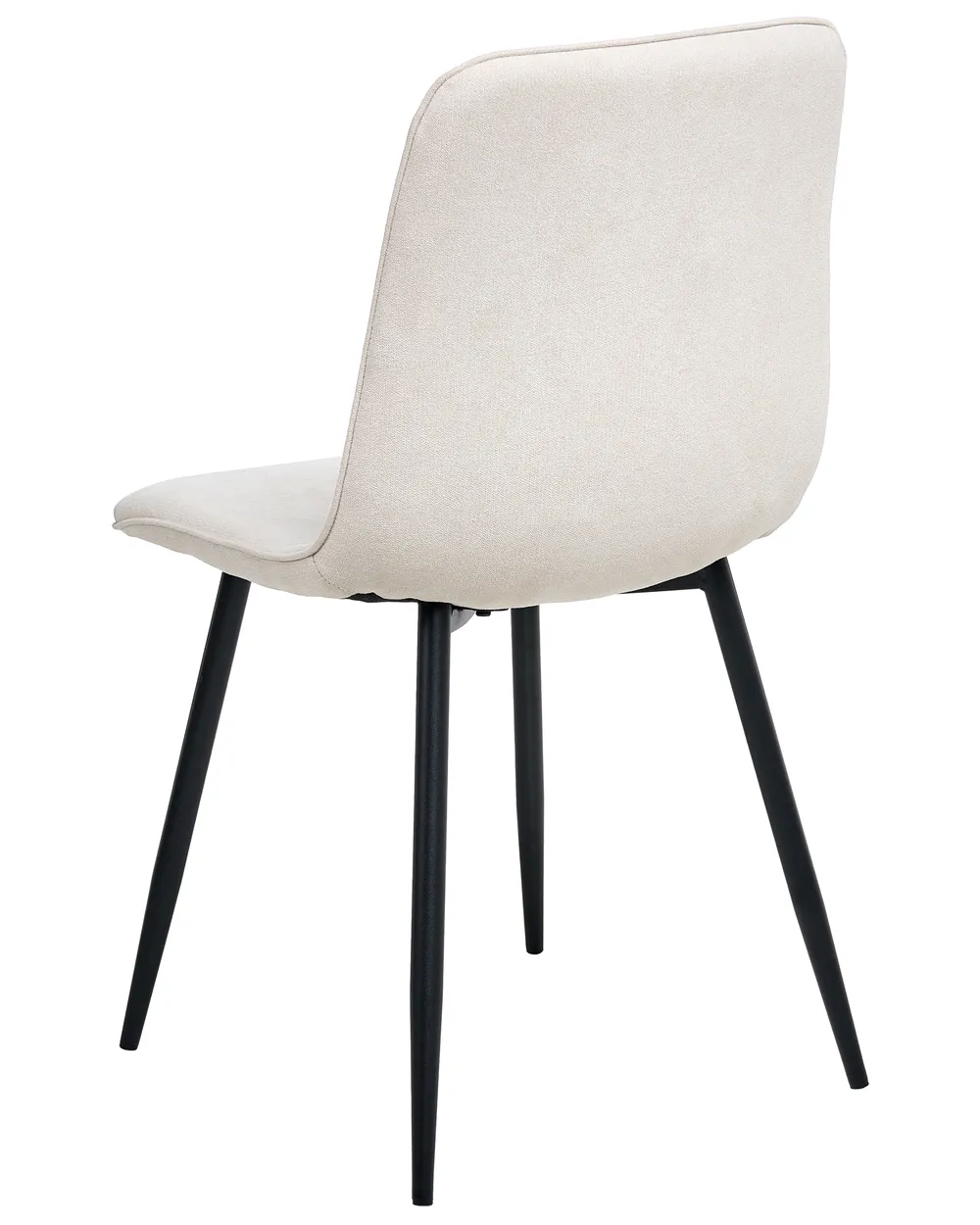 Set of 4 Dining Chairs TUSCOLA Fabric Light Beige_999515