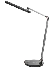 Työpöydän LED-valaisin CAROY langattomalla laturilla Musta_1018873