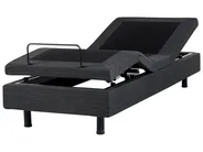 Adjustable Bed without Headboard Fabric DUKE 80 x 200 cm (EU Small Single) Dark Grey_951782