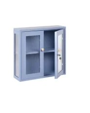 Seinäkaappi HARLYN 60 cm Metalli Sininen_1161001