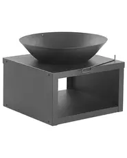 Fire Pit TANARA Metal Black_784027