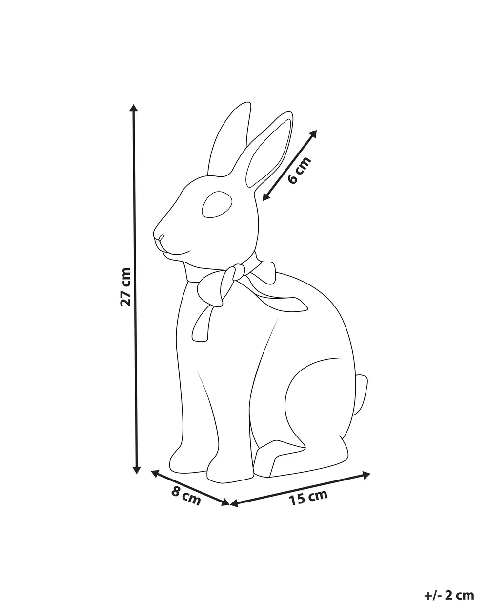Figurine Rabbit JAMBLES Ceramic Blue_938792