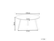 Coffee Table EFFIE Grey Concrete Effect_851399
