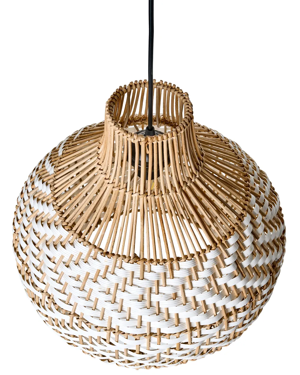 Pendant Lamp YAUCO Rattan White_995688
