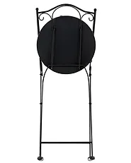 Set of 2 Garden Chairs SIPONTO Folding Metal White/ Blue_1155773