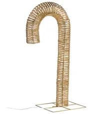 Outdoor Decoration LED HOLMAVIK 74 cm Candy Cane Gold_1015744