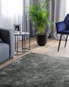 Shaggy Rug DEMRE Dark Grey 160 x 230 cm