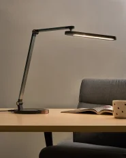 Työpöydän LED-valaisin CAROY langattomalla laturilla Musta_1018871