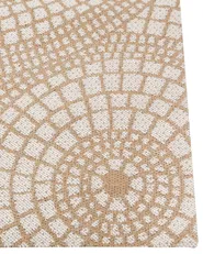 Rug ARIBA White Beige 200 x 300 cm Jute_852825