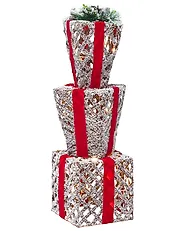 Joulukoriste LED-valo HUMPPILA 87 cm Joululahja Valkoinen_1177952