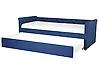 Trundle Bed Fabric LIBOURNE 80 x 200 cm (EU Small Single) Navy Blue