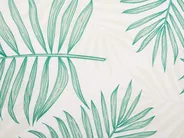 Set of 2 Outdoor Cushions POGGIO Plant Pattern 40 x 60 cm Green_881064