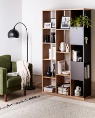 Bookcase BANGOR 175 cm Brown/ Black_894682