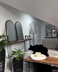 Standing Mirror CHATILLON 150 cm Black_1172488