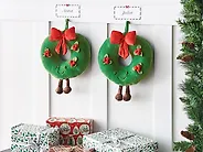 Set of 2 Decorative Cushions BONBON 45 x 45 cm Green_1185399