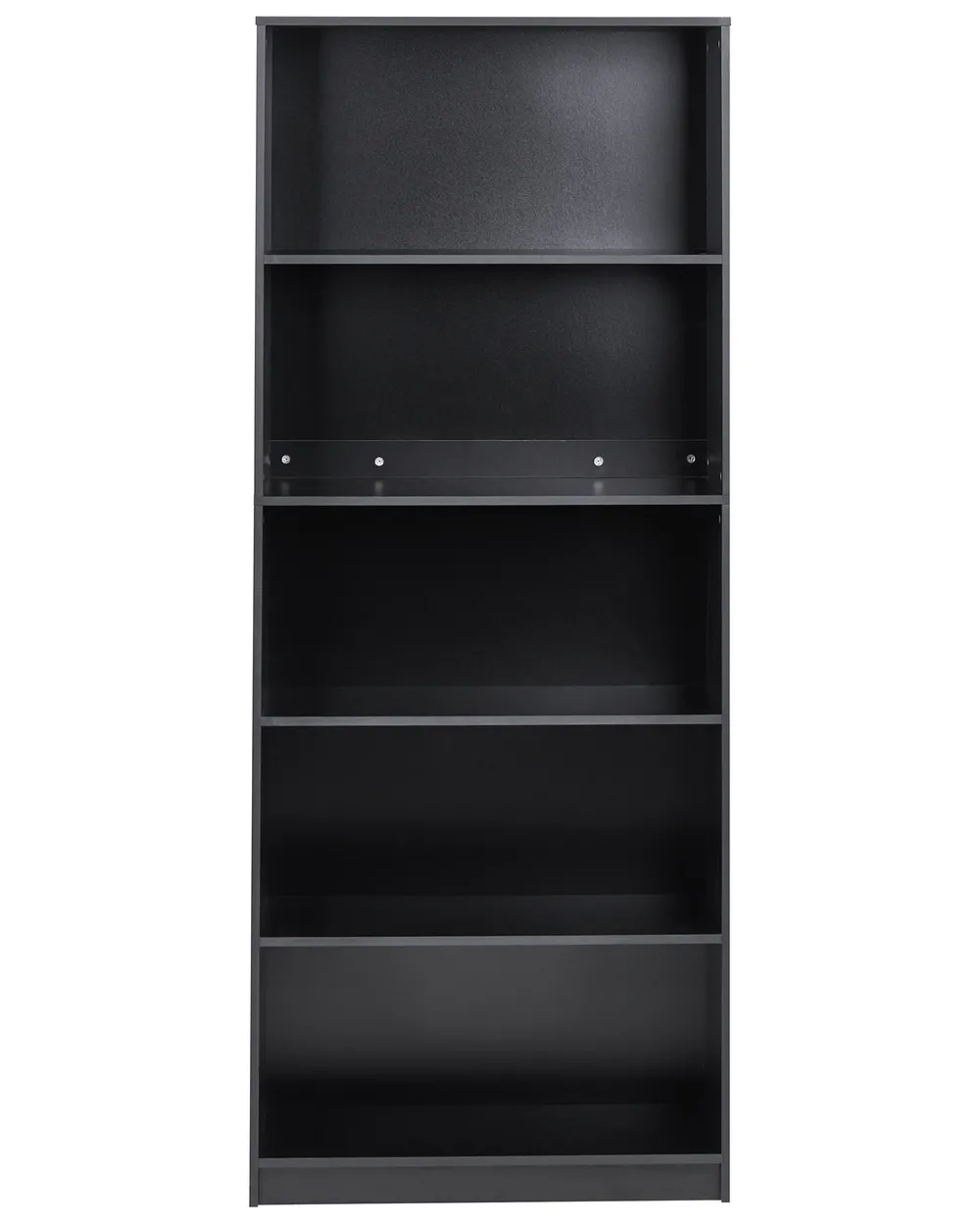 Bokhylla med 5 hyllor ZEHNA 197 cm Svart_1026441
