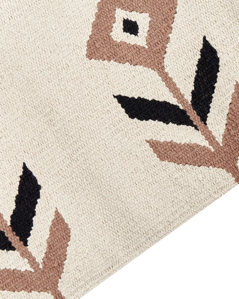 Matta NIAVAN Beige 160 x 230 cm Kelim Bomull_869873