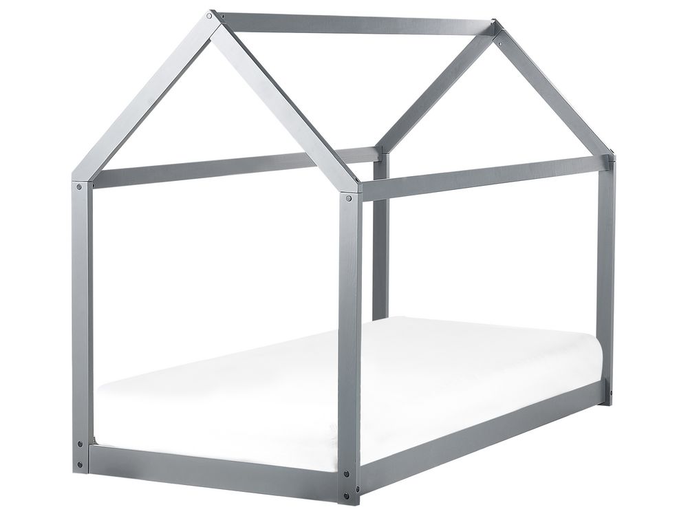 Barnsäng Hus Furu TOSSE 90 x 200 cm Grå