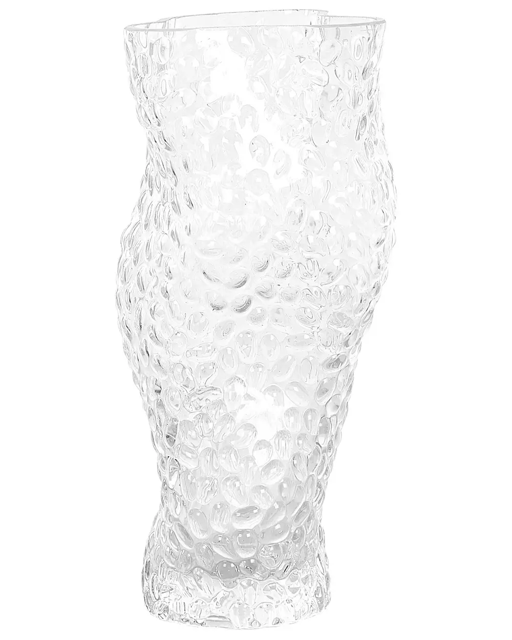 Flower Vase ELATOS 23 cm Glass Transparent