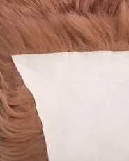 Fårskinnsmatta ULURU Ljusbrun 65 x 110 cm_704797