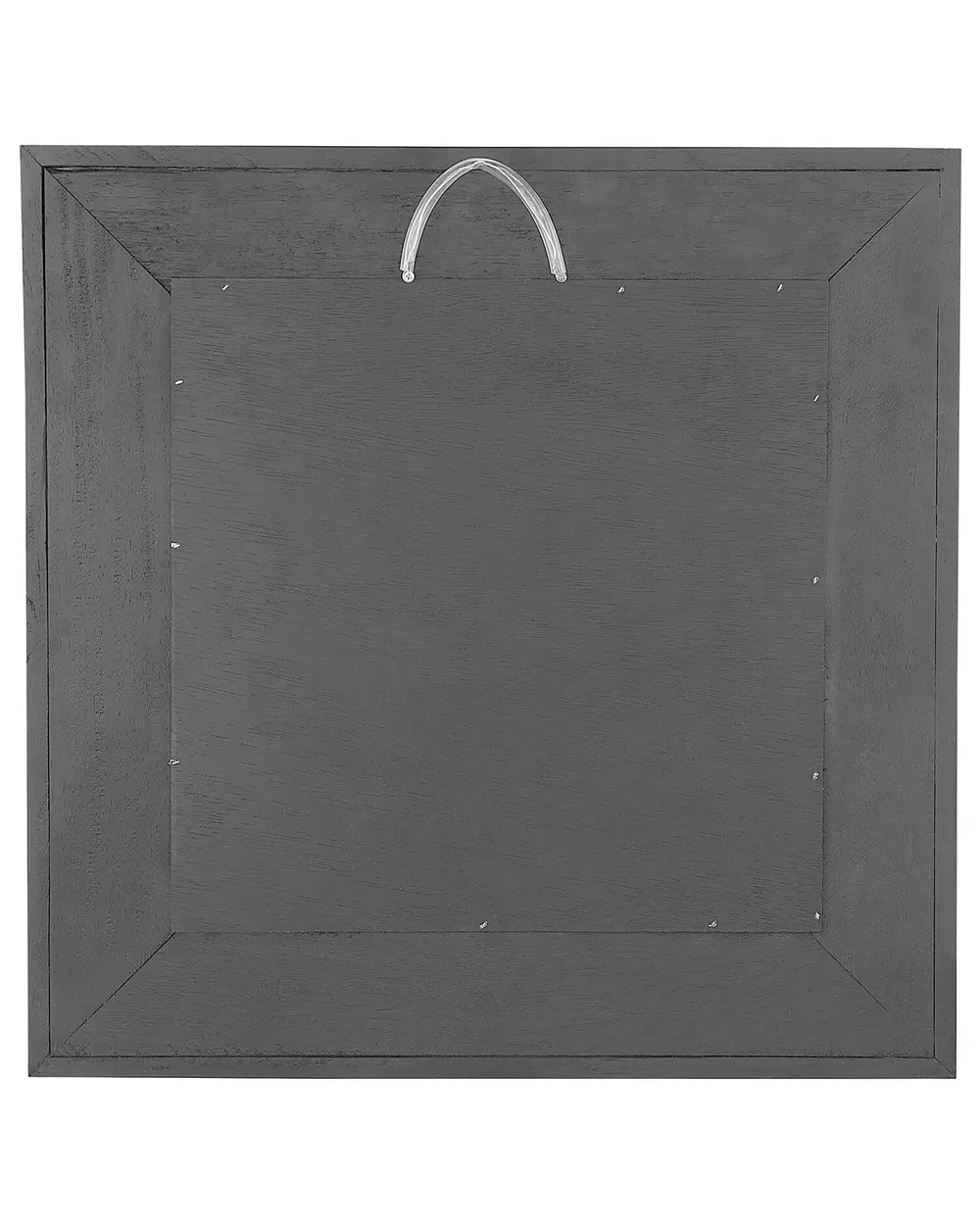 Wall Mirror BOISE 60 cm 60 cm Teak Wood Dark Brown_759119
