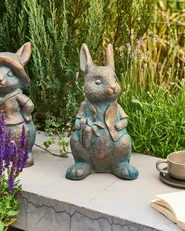 Garden Figurine TONDON Rabbit Brown_999798