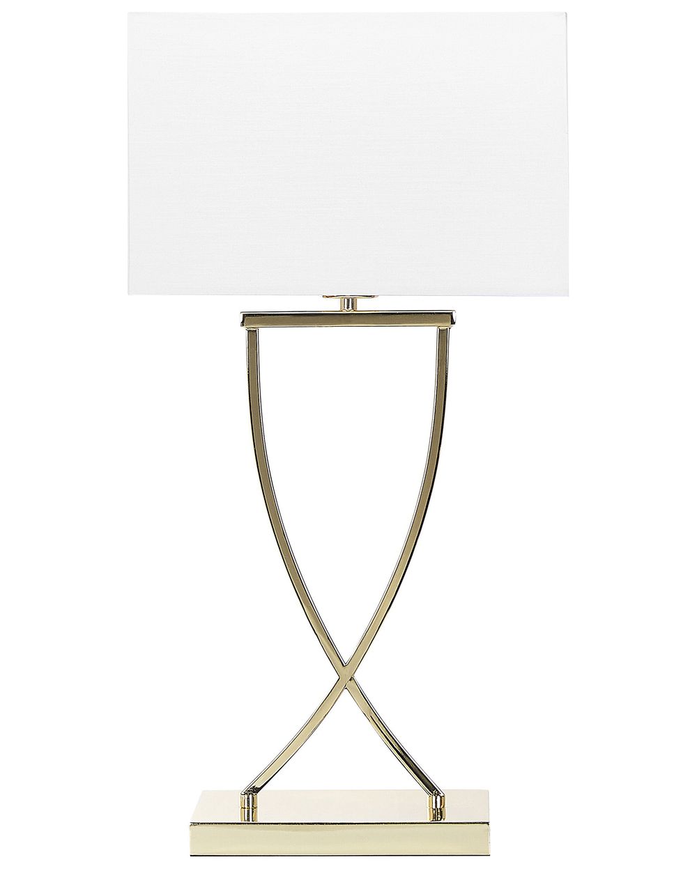 Table Lamp YASUNI Metal White/ Gold