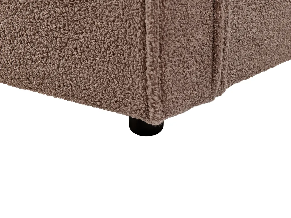 Vattensäng Bouclé LINARDS 180 x 200 cm Brun_980588