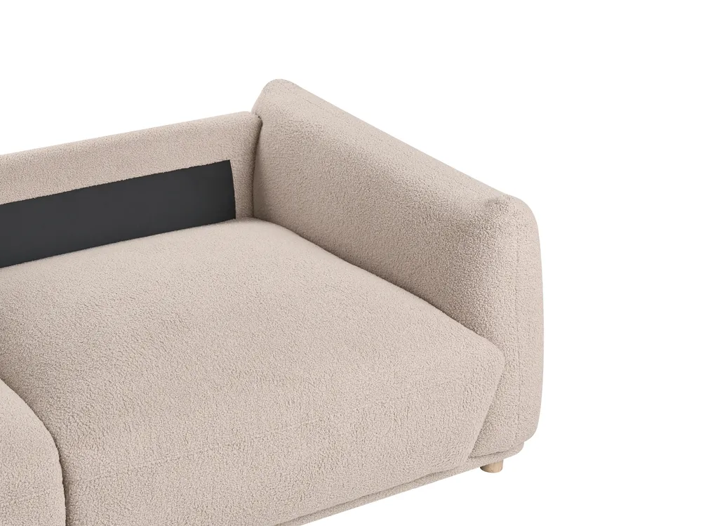 Soffa 3-sits JUBEK Bouclé Beige_1078411
