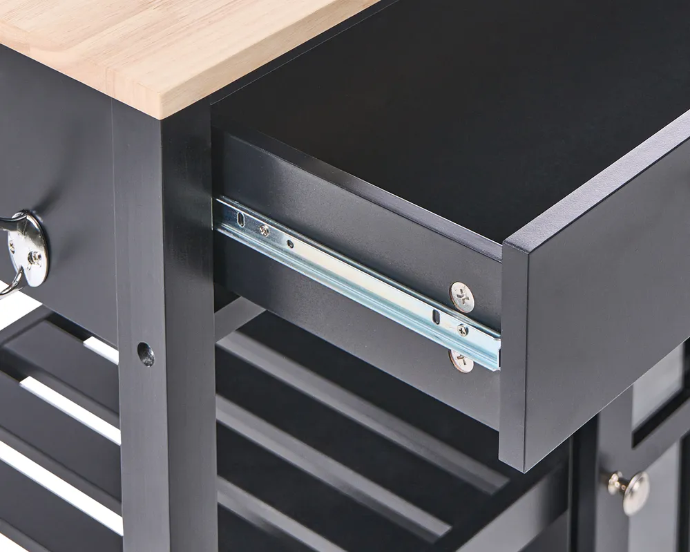 Kitchen Trolley GENOA Black_1029965