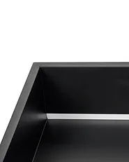Upotettava suihkuhylly LED-valo ITAIPU Metalli Musta_1150149