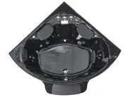 Corner Hot Tub with LED CUYABENO 2110 x 1500 mm Black_1033704