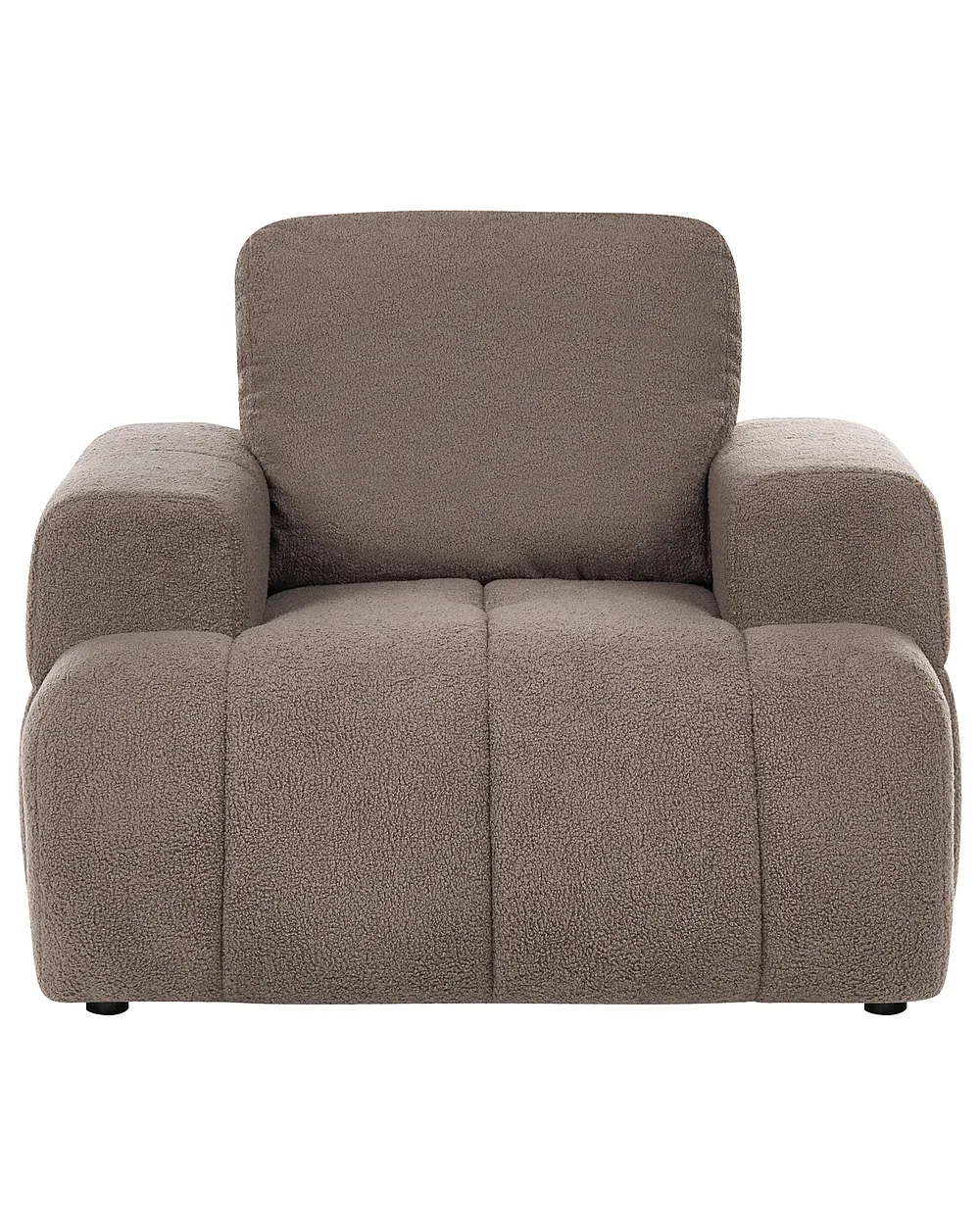 Lenestol NARILLA Bouclé Gråbrun_1161488