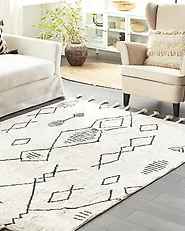 Matta KEBIR Off-White 160 x 230 cm Bomull_1178515
