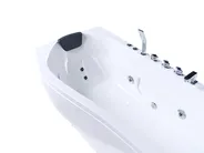 Corner Hot Tub with LED POZUELOS 1700 x 900 mm White_1033638