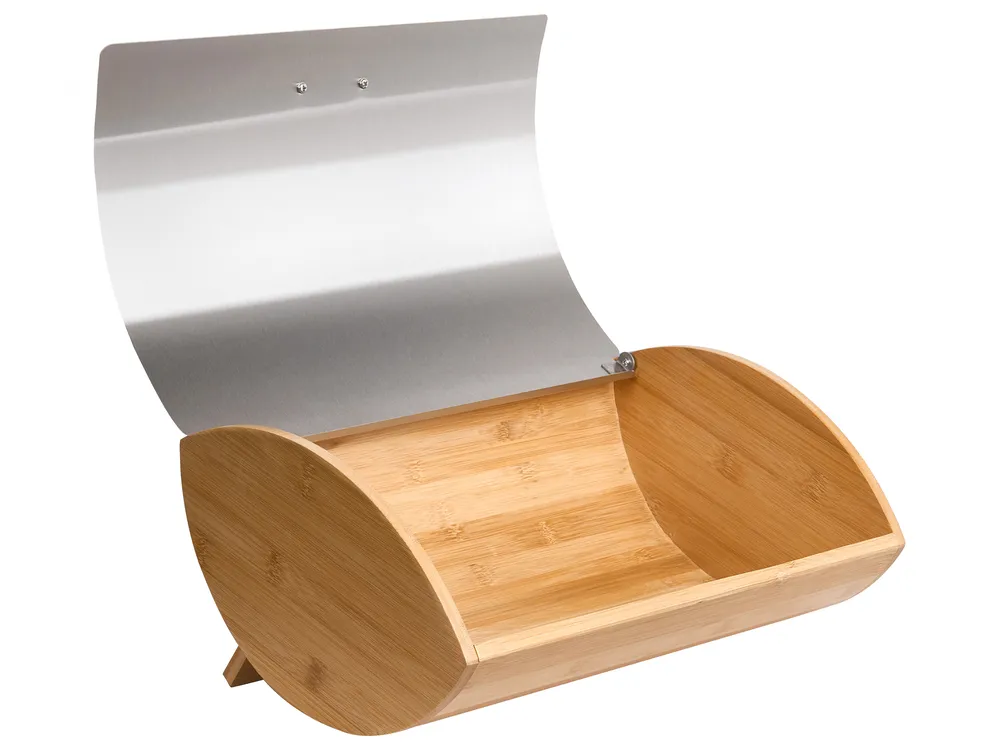 Bread Bin EPICURIEN Bamboo Silver_1069854