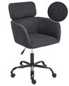 Desk Chair ALENA Boucle Black