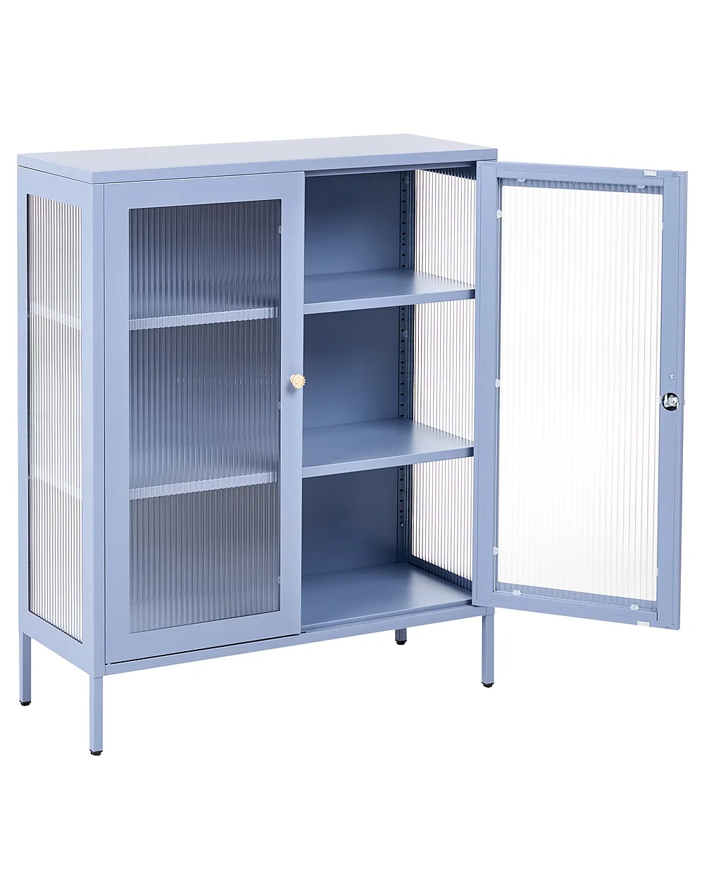 Vitriini HARLYN  90 cm Metalli Sininen_1160852