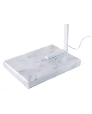 Golvlampa BENUE Metall Vit_679854