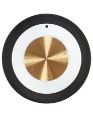 Wall Clock CLUSES 30 cm Metal Black_941208