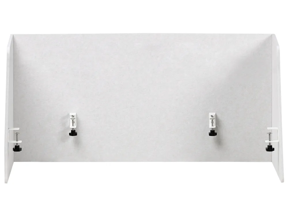 Skiljevägg för skrivbord SOLOA 210 x 61 cm Off-White_1014949