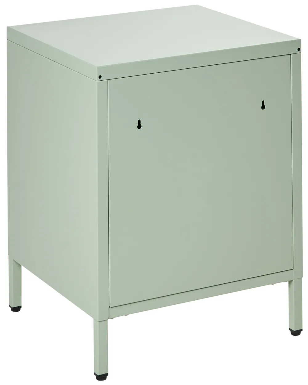 2 Drawer Bedside Table KYLEA Metal Mint Green_1053248