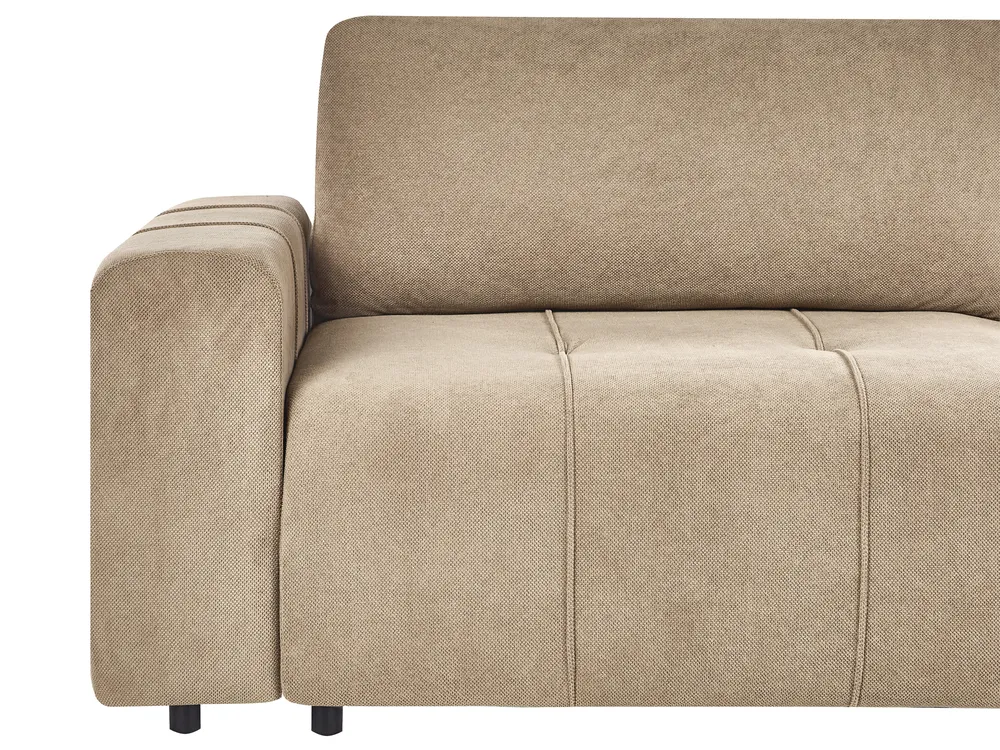 Hörnbäddsoffa 4-sits INNVIK Brun Vänstervänd_965161