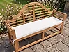 Sittdyna för bänk MARLBORO 151 x 46 cm Off-White