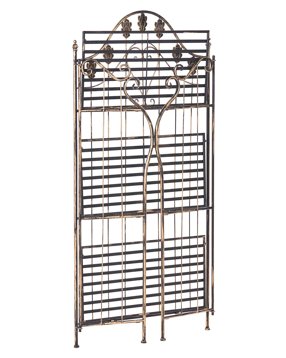 Hyllykkö VISANO 59 cm 123 cm Metalli Musta_1029400