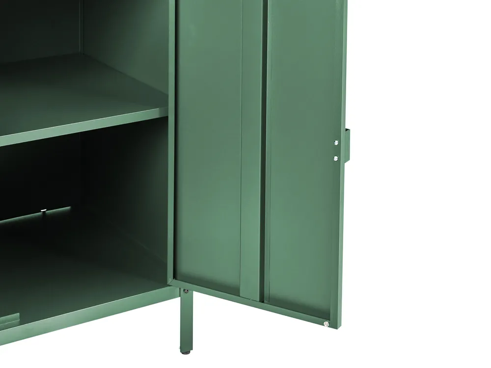 2 Piece Outdoor Kitchen Set with Sink VILAMA Green Metal_974269